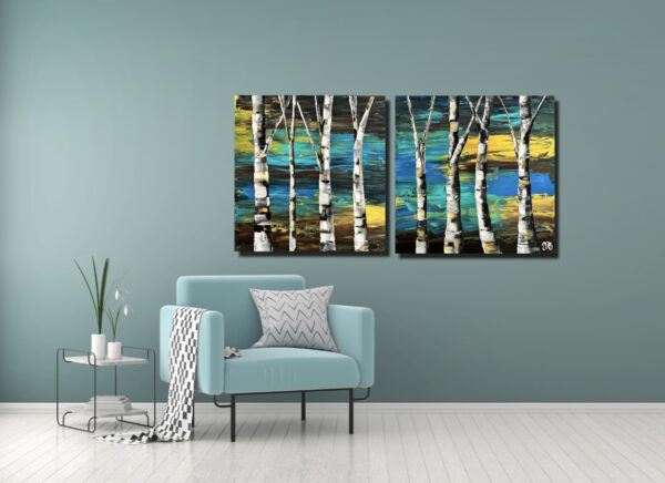BIRCH IN WATER