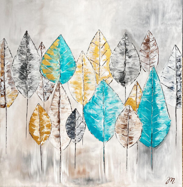 TURQUOISE AND GOLD - Image 2